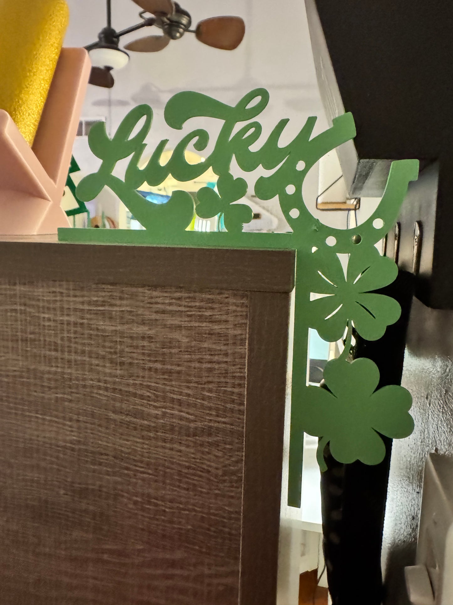 Green Lucky St. Patrick's Day Corner Sitter